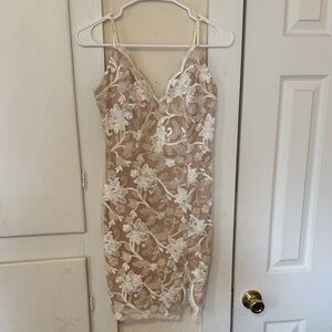 Elegant Lace Mini Dress